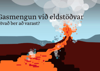 Gasmengun við eldstöðvar